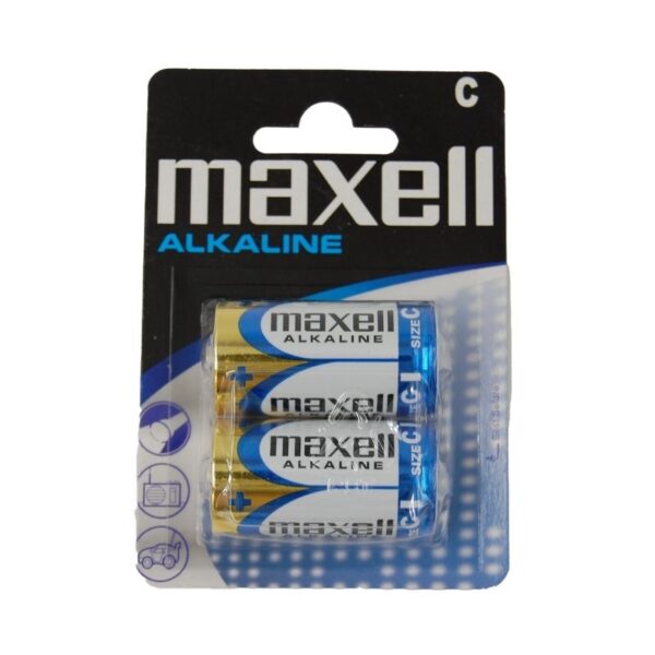 MLR14 Maxell Alcalinas C BL2